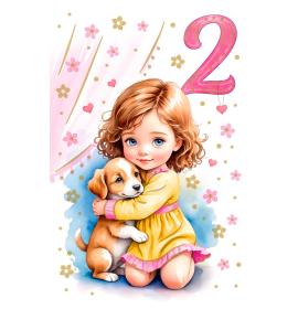 Standard double card, print inside 02-27061