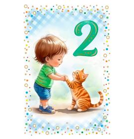 Standard double card, print inside 02-27062