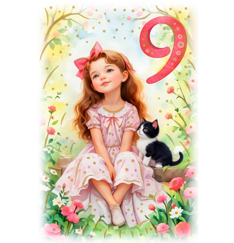 Standard double card, print inside