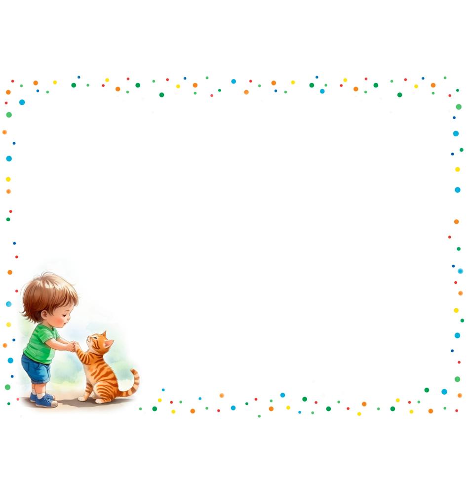 Standard double card, print inside