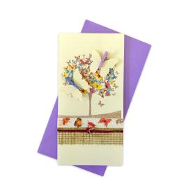 Handmade double folded card RD 1389