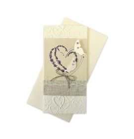 Handmade double folded card RD 1390