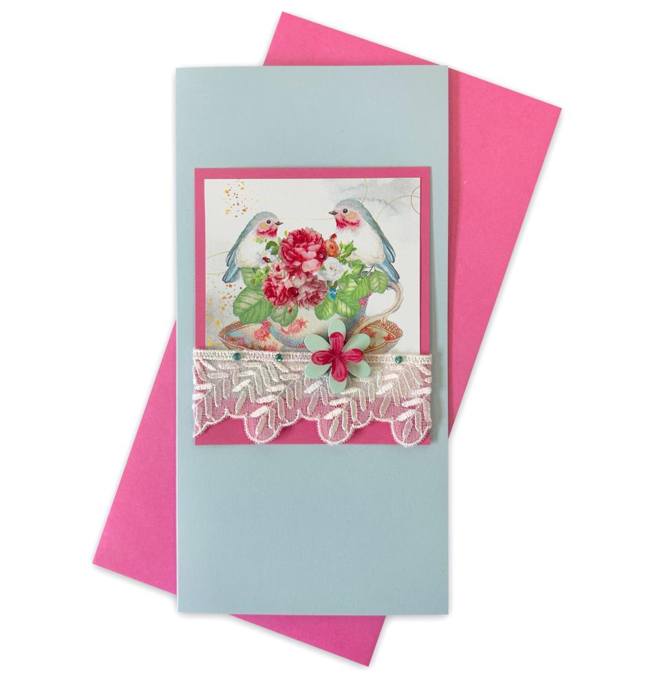Handmade double folded card