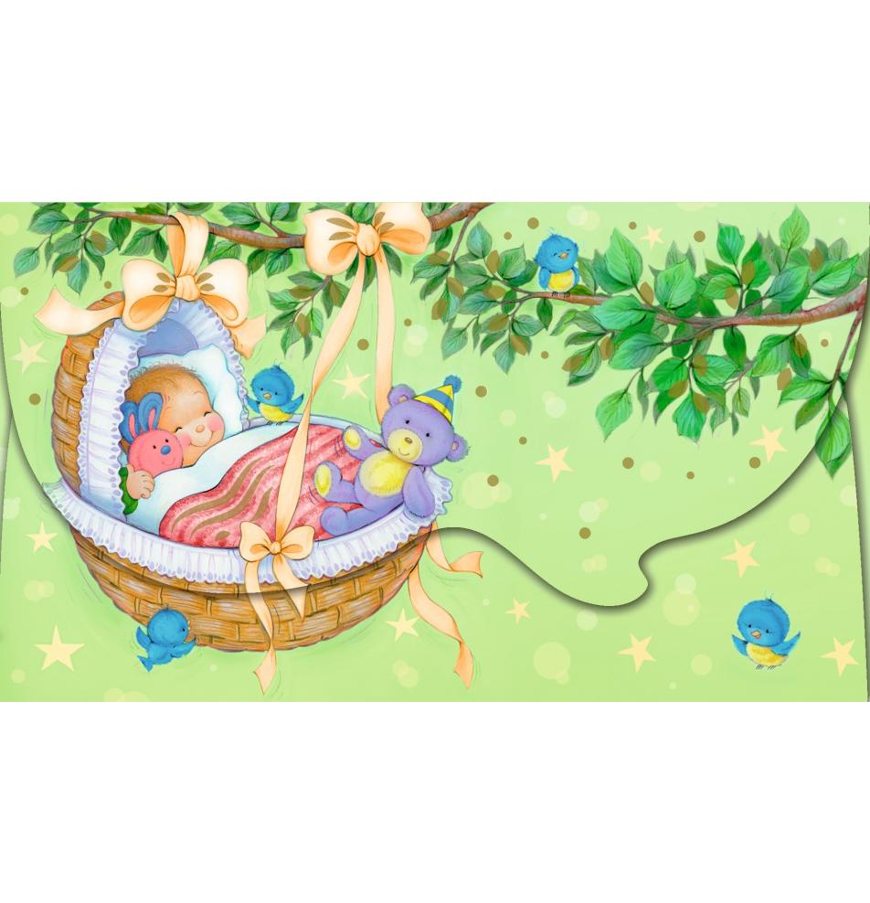 Atvirukas dekoratyvinis pinigams