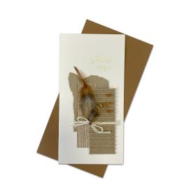 Handmade double folded card RD23017