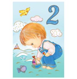 Standard double card, print inside 02-24137