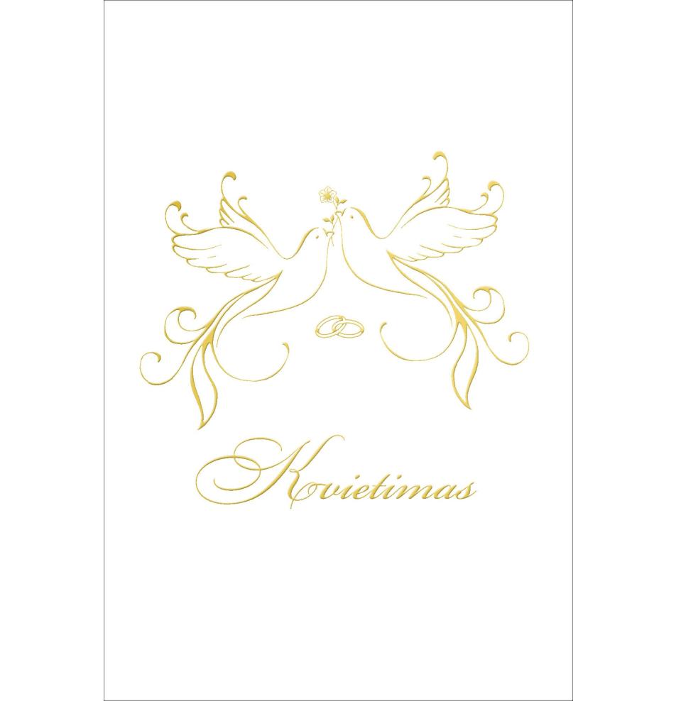 Standard double card, print inside