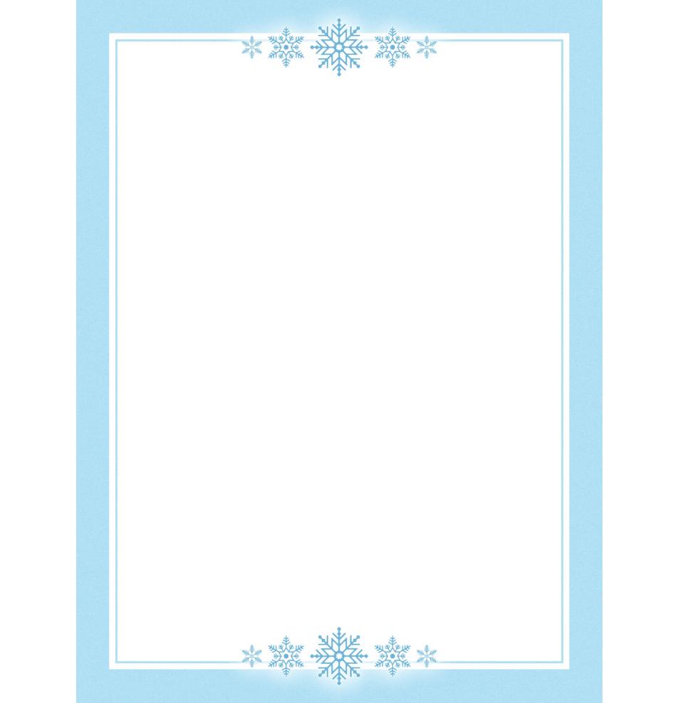 Standard double card, print inside