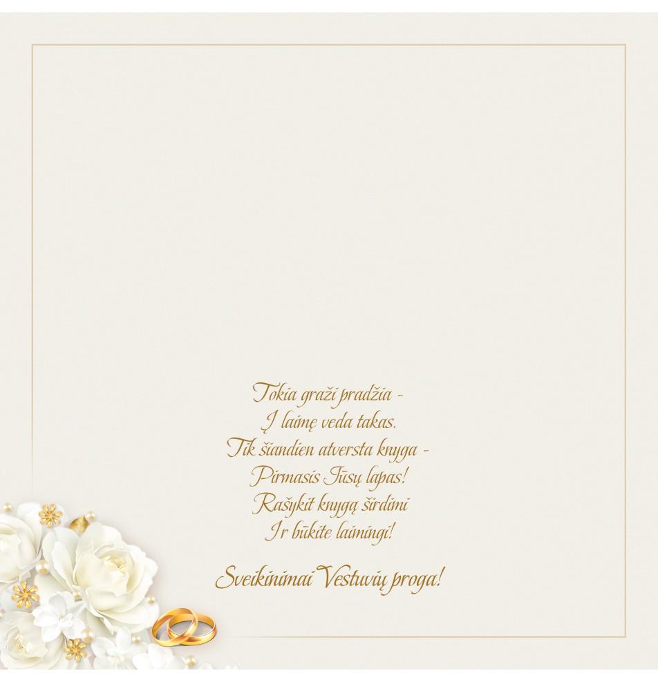 Double card, print inside