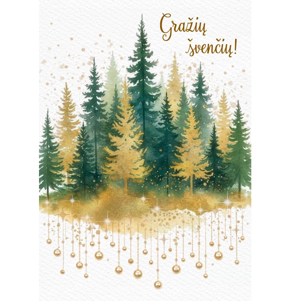 Double card, print inside