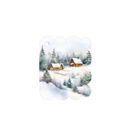 Gift card, small, double (figural) 27675