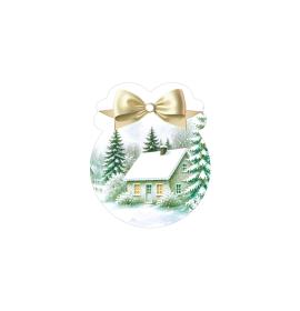 Gift card, small, double (figural) 27683