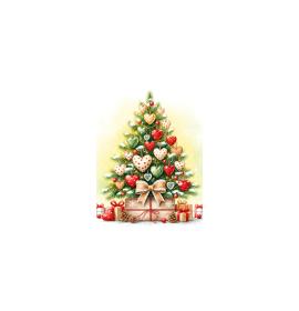 Gift card, small, double (figural) 27694