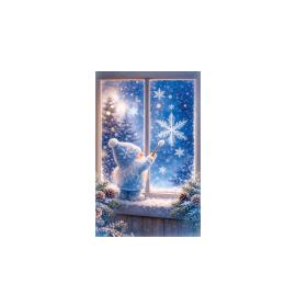 Gift card, small, double (figural) 27701