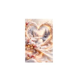 Gift card, small, double (figural) 27724
