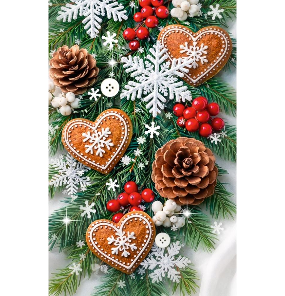 Gift card, small, double (figural)
