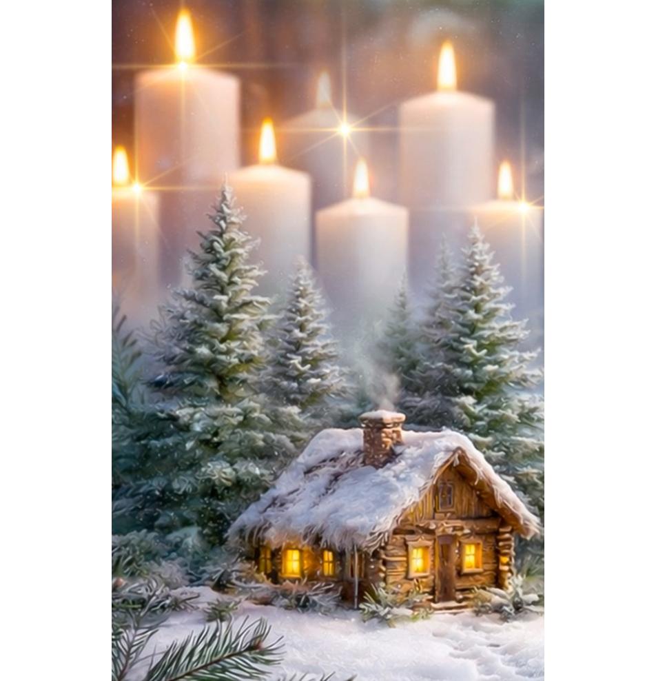 Gift card, small, double (figural)