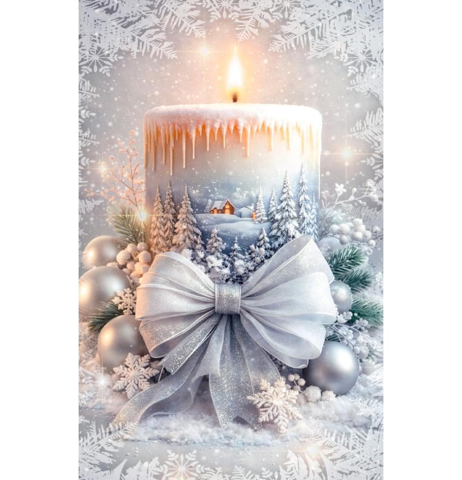 Gift card, small, double (figural)
