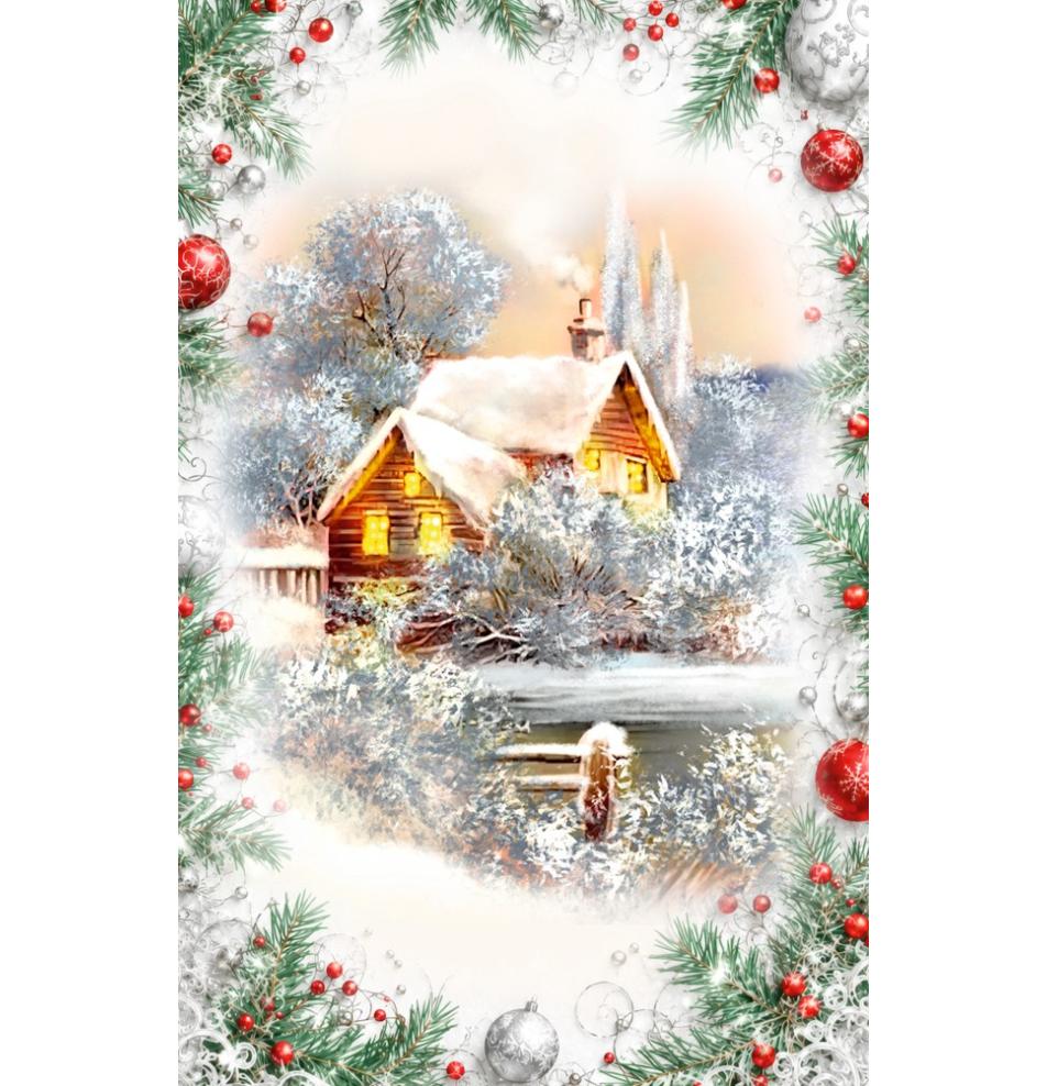Gift card, small, double (figural)