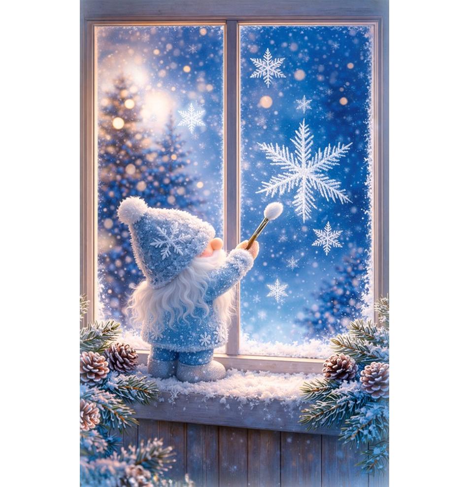 Gift card, small, double (figural)