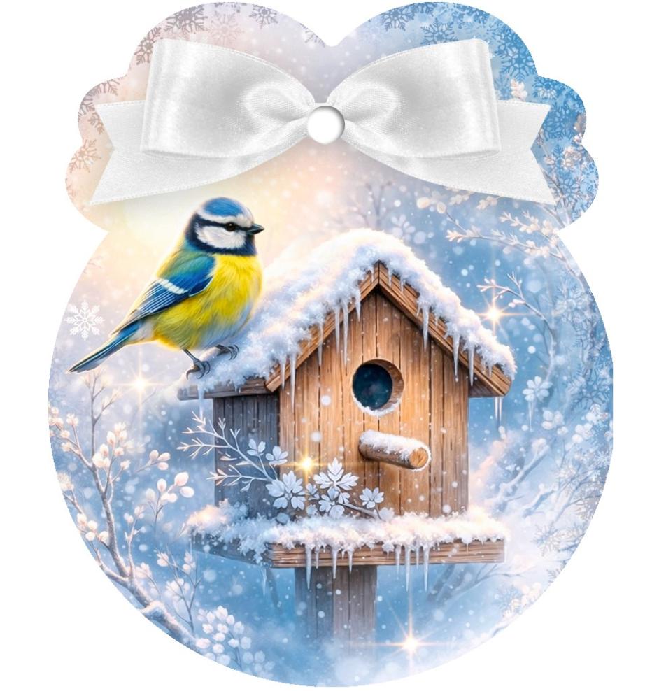 Gift card, small, double (figural)