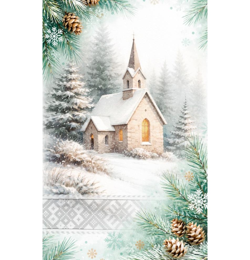 Gift card, small, double (figural)
