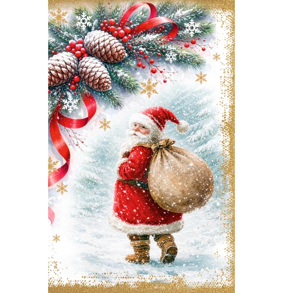 Gift card, small, double (figural)