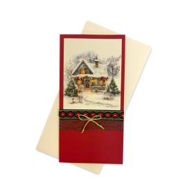 Handmade double folded card RD 1396