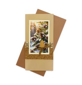 Handmade double folded card RD 1400