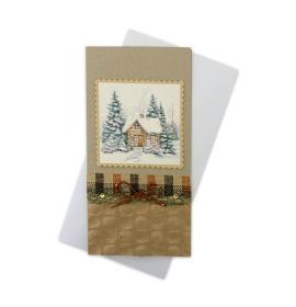Handmade double folded card RD 1409