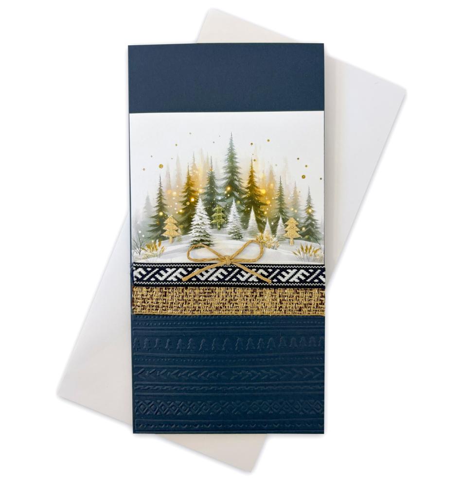 Handmade double folded card