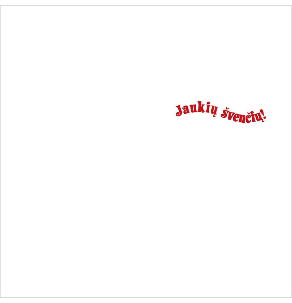 Double card, print inside