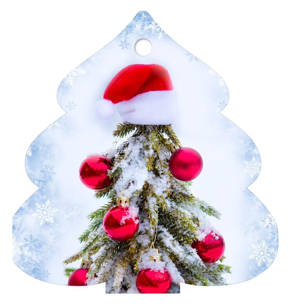 Gift card, small, double (figural)