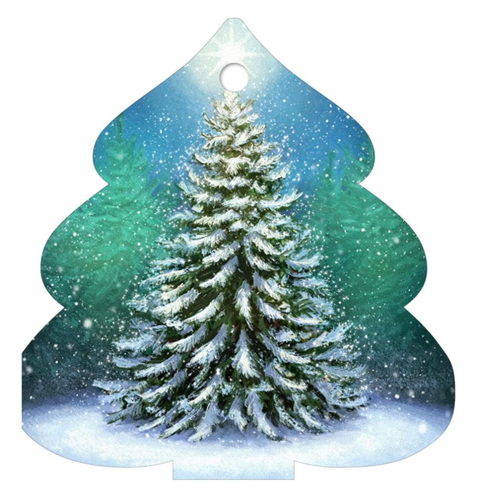 Gift card, small, double (figural)