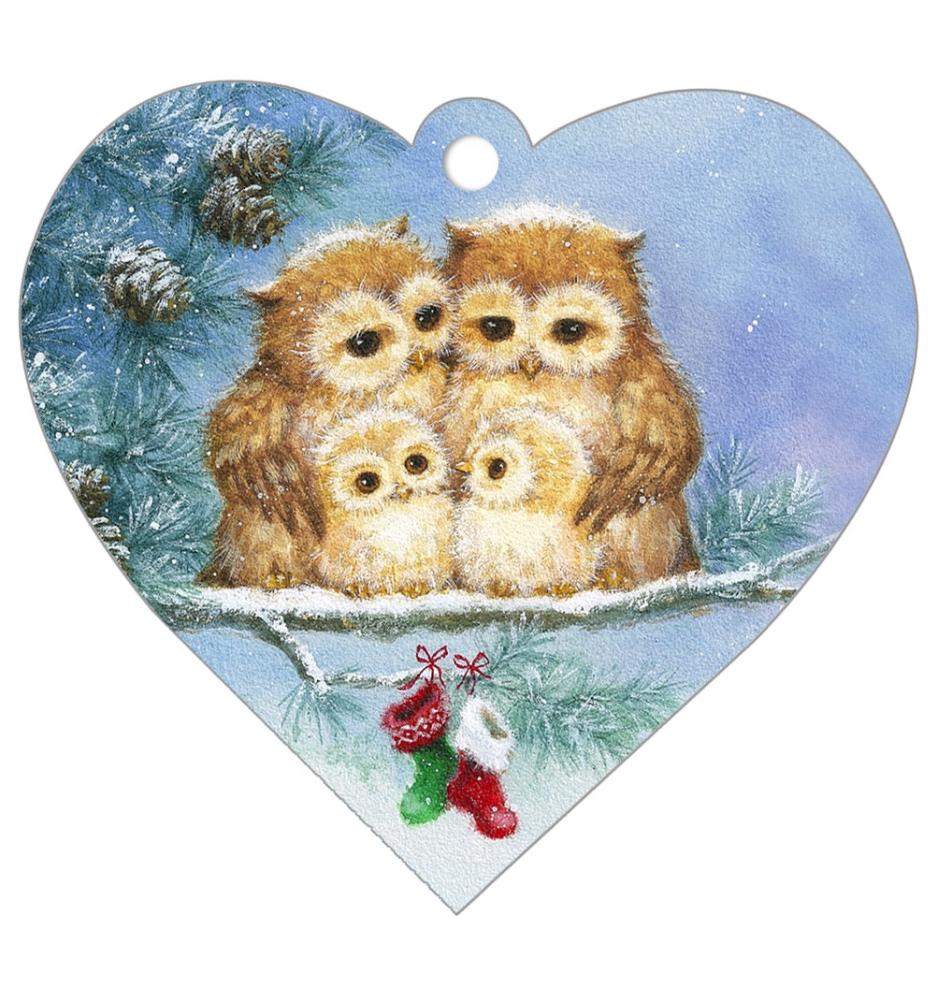 Gift card, small, double (figural)