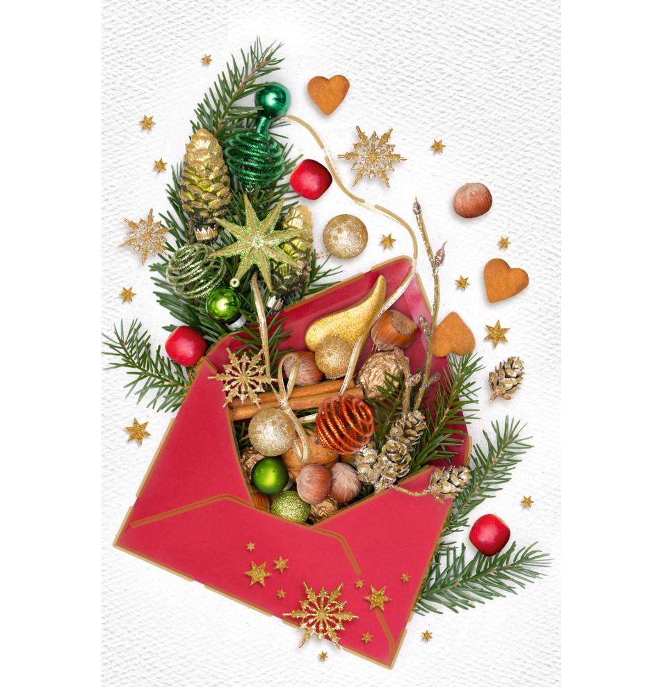 Standard double card, print inside