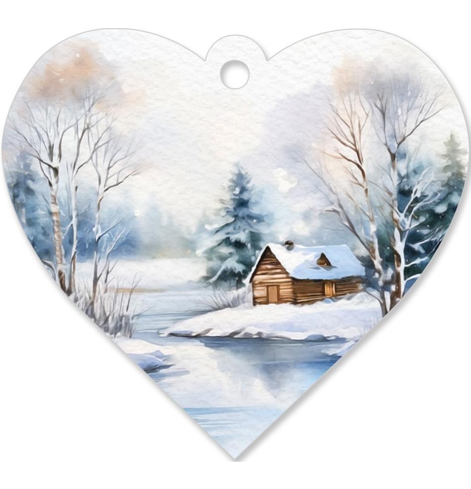 Gift card, small, double (figural)