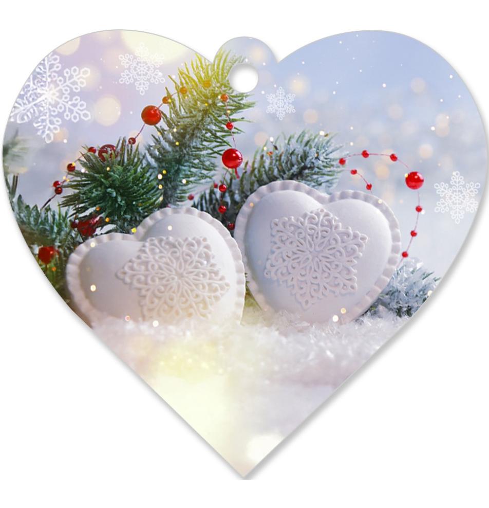 Gift card, small, double (figural)