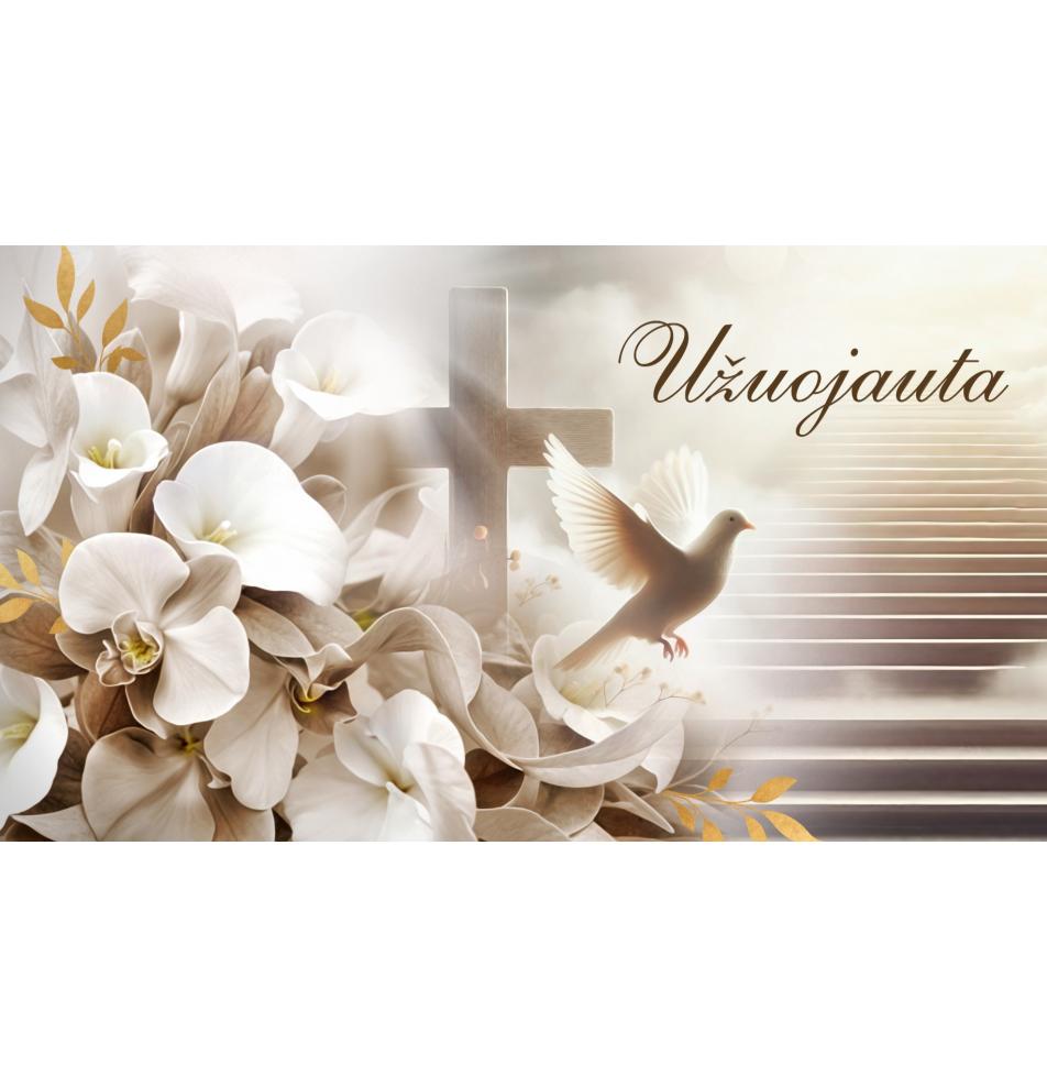 Atvirukas dekoratyvinis pinigams