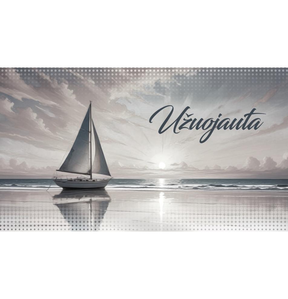 Atvirukas dekoratyvinis pinigams