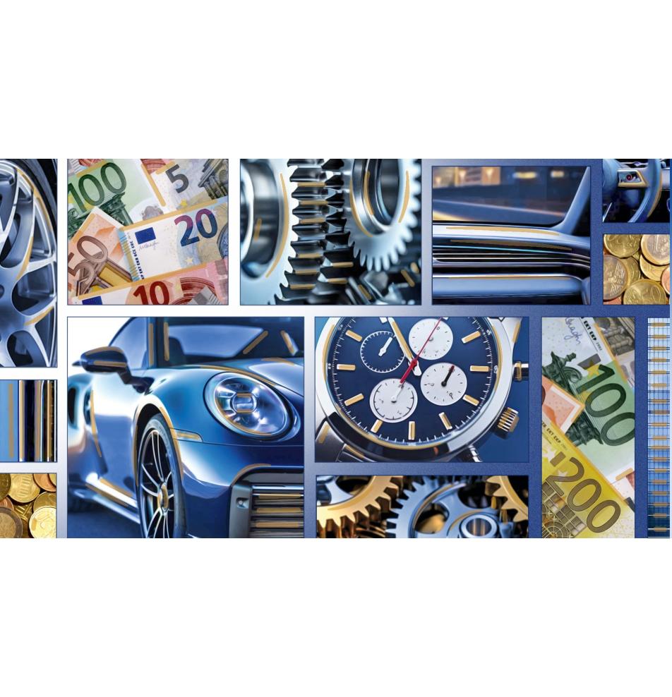 Atvirukas dekoratyvinis pinigams