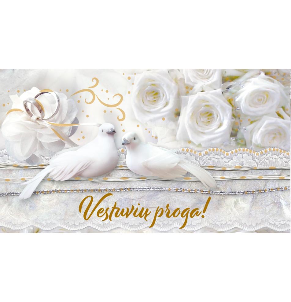 Atvirukas dekoratyvinis pinigams