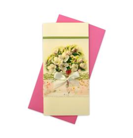 Handmade double folded card RD 1363