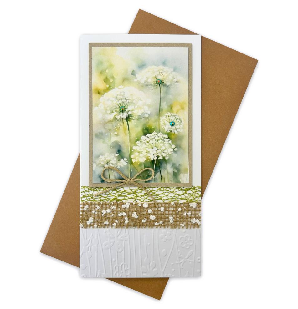 Handmade double folded card