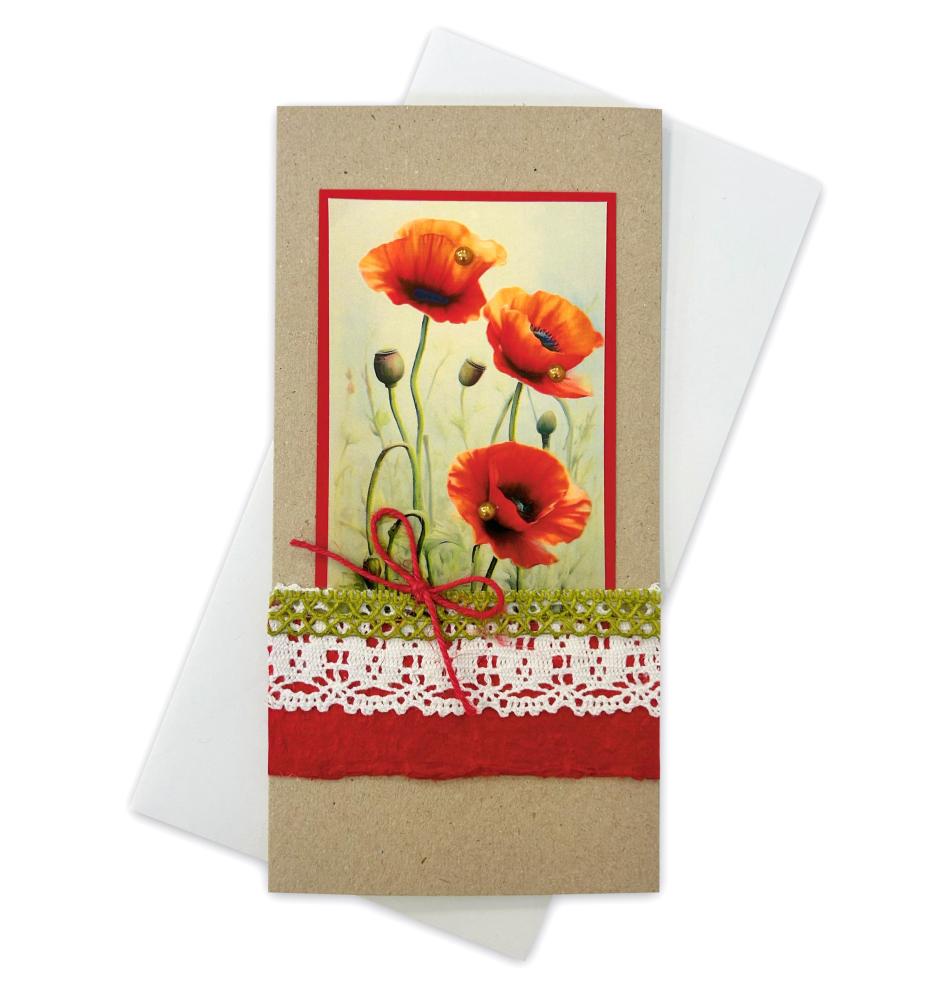 Handmade double folded card