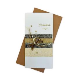 Handmade double folded card RD26009