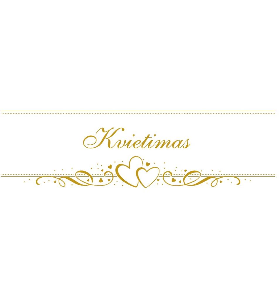 Standard double card, print inside