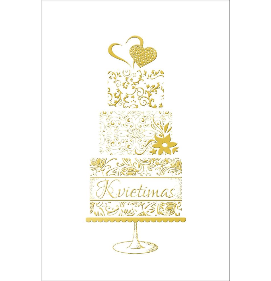 Standard double card, print inside